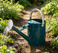 Large-Capacity Metal Long-Spout Watering Can – Blue, for Indoor & Outdoor Gardening - Image 2