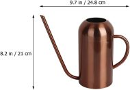 Vintage Copper-Finish Stainless Steel Long-Spout Watering Can (Home Gardening) - Image 2